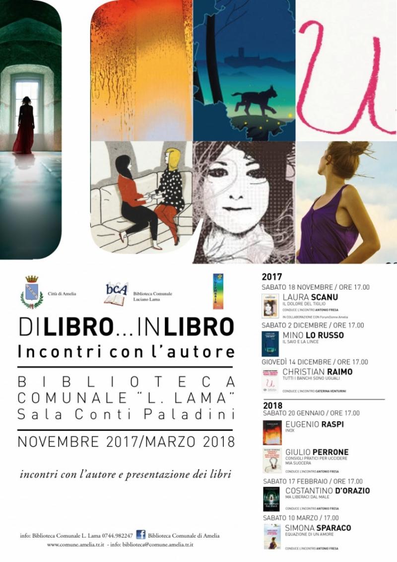 Di Libro in Libro: incontri con l'autore - Novembre 2017 / Marzo 2018